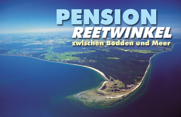 Luftbildf Darss Pension Reetwinkel